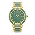 Diella Automatik Uhren Herren Luxus Grün Jade und Gold Männer Mechanische Uhren mit Leuchtender, Selbstwindender, Wasserdicht Geschenke für Männer
