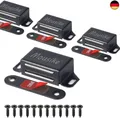 Mousike Cabinet Magnets 30lb Black Door Magnets with Strong Magnetic for