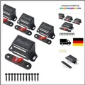 Magnetische Türverschlüsse 4 Stück 30 Pfund Edelstahl Schwarz