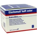 Elastomull Haft 20mx6cm Color Blau 1 ST