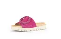Gabor Damen Pantoletten - Damenhausschuhe mit ergonomischem Fußbett & Zehentrenner - Gartenschuhe & Hausschuhe für Damen - Pink 10