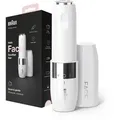 Braun Face Mini-haarentferner Fs1000, Elektrische Gesichtshaarentfernung Für Damen, Gesichtshaarentferner, Kleiner Rasierer Für Schnelle Und Sanfte Rasur, Zur Anwendung An Oberlippe, Kinn Und Wangen,