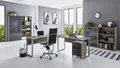 BMG Möbel Büromöbel-Set, Office Edition Set 1, eiche sonoma/ anthrazit hochglanz