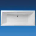 Badewanne Acryl Rechteckwanne 180 x 80 cm, weiß Acrylwanne Einbauwanne