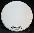 Evans 18" Marching Bassdrum Fell MX1 Weiß Glatt mit Dämpfersystem BD18MX1W USA