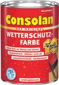 Consolan Wetterschutzfarbe versch. Farben + Größen / Holzfarbe Holzschutz Außen