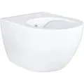 Creavit RimOff Spülrandloses Design Wand-WC mit Taharet/Bidet/Dusch-WC Funktion Antibakteriell Weiß