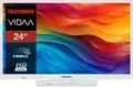 Telefunken Fernseher 24 Zoll Smart TV VIDAA XH24VP550M-W HD Fernseher HDR TV mit Triple-Tuner