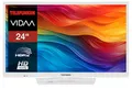 Telefunken Fernseher 24 Zoll Smart TV VIDAA XH24VP550M-W HD Fernseher, HDR TV mit integriertem Triple-Tuner, LED TV weiß