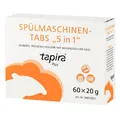 Tapira Spülmaschinen-Tabs, 5-in-1, 60 Stück (Tabs) (08810021)