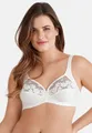 Felina Bügel-BH Swiss Broderie (1-tlg) Bügel BH - Schweizer Blumen-Stickerei an den Obercups