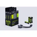 VERICO LoopEnergy 6-Pack AAA - USB Type-C. AAA 1,5V 900mWh 600mAh Li-Ion, 3x2er Pack, enthält 3 Type A zu 2 Type C aufladekabel