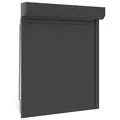 vidaXL Rollladen Anthrazit 100 x 120 cm Aluminium und Polyurethan - Grau