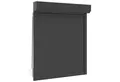 vidaXL Fensterladen Rollladen Anthrazit 100 x 120 cm Aluminium und Polyurethan, BxH: 120x120 cm, (1-St)