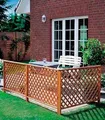 promadino Holzzaun Romantica, LxH: 358x91,5 cm