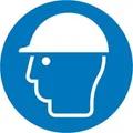 BRW Gebotsschild Schutzhelm benutzen - Ø 20 cm (538030.0400)