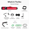 Waydoo Subnado Standard Unterwasser Sea Scooter Starter Kit Rot 500W 60m 1,4m/s