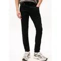 Tommy Jeans Slim-fit-Jeans Austin Slim Tapered zum Knöchel hin schmaler werdende Jeans mit mittlerer Leibhöhe schwarz 32