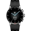BigBen Connected, Multifunktionale Smartwatch IP68 – Modell Rund mit Display, Schwarz - Schwarz