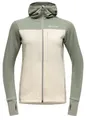 Devold Explorer Merino Hooded Jkt Wmn fog/raw white - Größe S