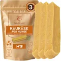Wildfang® Yak-Käse Kauspielzeug Hund, Klein (ca. 40 g) für Hunde 10-15 kg – Zahnpflege-Stick, Hart wie Himalaya Yak-Käse, Churpi-Stil Käse-Sticks, Hundeleckerli & Welpen-Training, 3er Pack