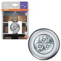 OSRAM DOT-it CLASSIC Silber - flexible batteriebetriebene LED-Leuchte IP20-Schutz, für Garderobe, Küche und als Nachtlicht