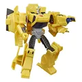 Transformers Bumblebee Cyberverse Adventures Action Attackers Warrior-Klasse Bumblebee Action-Figur, Sting Shot Attacke, 13,5 cm