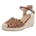 Ital Design Damen Pumps mit Keilabsatz, runde Spitze, Braun, Gr. 38