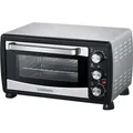 Steinborg Minibackofen 20 Liter | Backofen mit Umluft | Pizzaofen | Minibackofen | 3 in 1 Backofen | - Schwarz