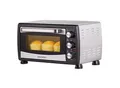 Steinborg Minibackofen Pizzaofen 20L mit Umluft 1380W silber/schwarz