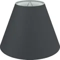 Wogati® Premium Lampenschirm E14/E27 Baumwolle | verschiedene Größen & Farben | Farbe: Schwarz/Größe: XS | Kronleuchter Lampenschirm Stehlampe + Lampenschirm Hängelampe + Lampenschirm für Tischlampe