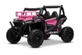 RIRICAR Elektroauto für Kinder 24V UTV, Rosa, Kinder elektroauto 2 sitzer mit 2,4 GHz Ferbedienung, 2 x 200 W Motor, Lithium-Akku, Eva-Räder, gepolsterter Sitz, USB, SD-Karte