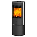 FIREPLACE Kaminofen "Isola", schwarz, Stahl, 6 kW, Dauerbrand geeignet