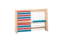 Rechenrahmen 100er Zahlenraum rot/blau RE-Wood® Abakus Zählrahmen Rechenschieber