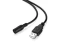Lade-Kabel USB-Stecker Typ A auf DC-Hohlstecker-Buchse (5,5 x 2,5 mm, 60 cm)