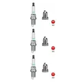 3x NGK 7658 Zündkerze für Fiat Sedici Suzuki Swift III Subaru Justy III Daihatsu