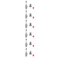 6x NGK 7658 Zündkerze für Fiat Sedici Suzuki Swift III Subaru Justy III Daihatsu