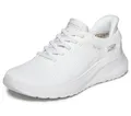 Skechers Damen Bobs Squad Chaos Current Muse Sneaker, Off White Textile, 39 EU Weit