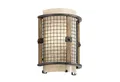 Licht-Erlebnisse Wandleuchte GRIDA, ohne Leuchtmittel, Wandlampe E14 Schmiedeeisen Industrie Design Beleuchtung