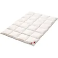 Künsemüller Daunenbettdecke, „4x6 Canada Ultra Warm“ mit 2,5 cm Steg, 90% Daunen - Weiß