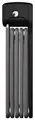 ABUS Faltschloss Bordo Lite 6055 schwarz / grau | Länge: 850 mm
