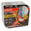 ORIGINAL OSRAM NIGHT BREAKER 200 Glühlampe Fernscheinwerfer H11 12V 55W Halogen