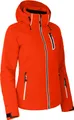 Bergson Skijacke NICE Damen Skijacke, wattiert, 20000 mm Wassersäule, Normalgrößen, Paprika