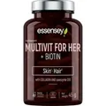 ESSENSEY - Multivitamin Kapseln I Mineralien fr Frauen I 90 Kapseln I Vitamine A-Z I Biotin 25 g I 45 Tagesdosen I Leicht zu schlucken I Labor