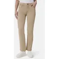 STOOKER WOMEN 5-Pocket-Jeans Zermatt Denim Straight Fit Jeans Straight Fit Casual Clean Wash Denim Jeans für Damen braun 44