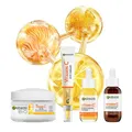 Garnier SkinActive SkinActive Coffret Max Glow Booster Set für Tag und Nacht mit Vitamin C Brightening Anti-Dark-Spot Serum, Vitamin C Glow Booster Augenpflege und Vitamin C Glow Booster Nachtserum