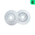 OPTIMAL 2x Bremsscheiben vorne belüftet beschichtet für Ford Focus IV HN HP
