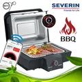 Severin Elektro Barbecue Tisch Grill BBQ App Steuerung Sevo Smart 3000 W WiFi