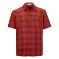 killtec Herren Funktionshemd KOS 98 MN WVN SHRT, Ziegelrot, M, 38009-000