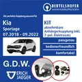Für KIA Sportage IV Typ QL/ QLE 07.2018-09.2022 AHK abn +7pol spez. E-Satz PKW